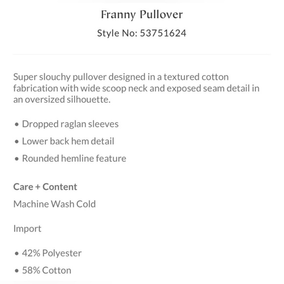 Free People Franny Pullover Honey Ginger size small (oversized) EUC - Picture 4 of 10